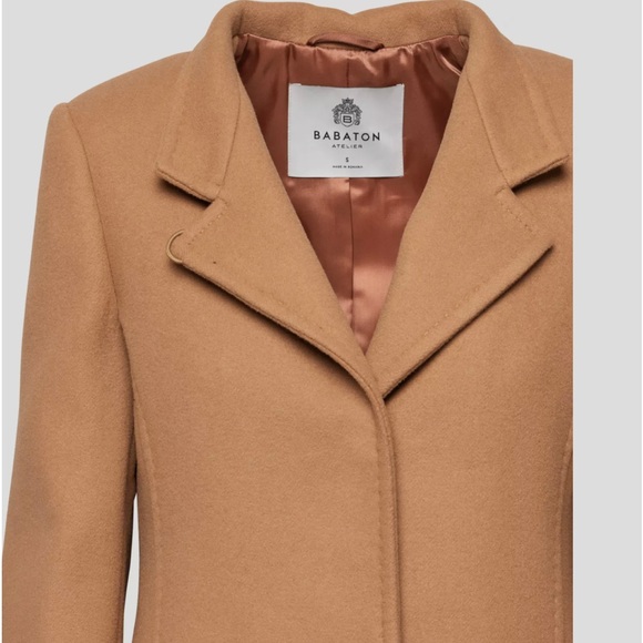 Babaton Rosewood Slim-fit Wool Coat - Picture 2 of 16